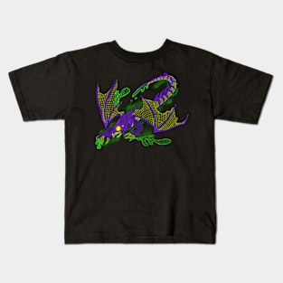 Holographic poison dragon Kids T-Shirt